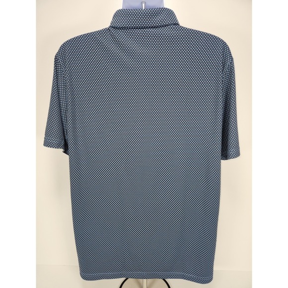 NWT Maelreg Performance Polo Blue Men's XL Moisture Wicking Sun Smart Stretch - Picture 4 of 12